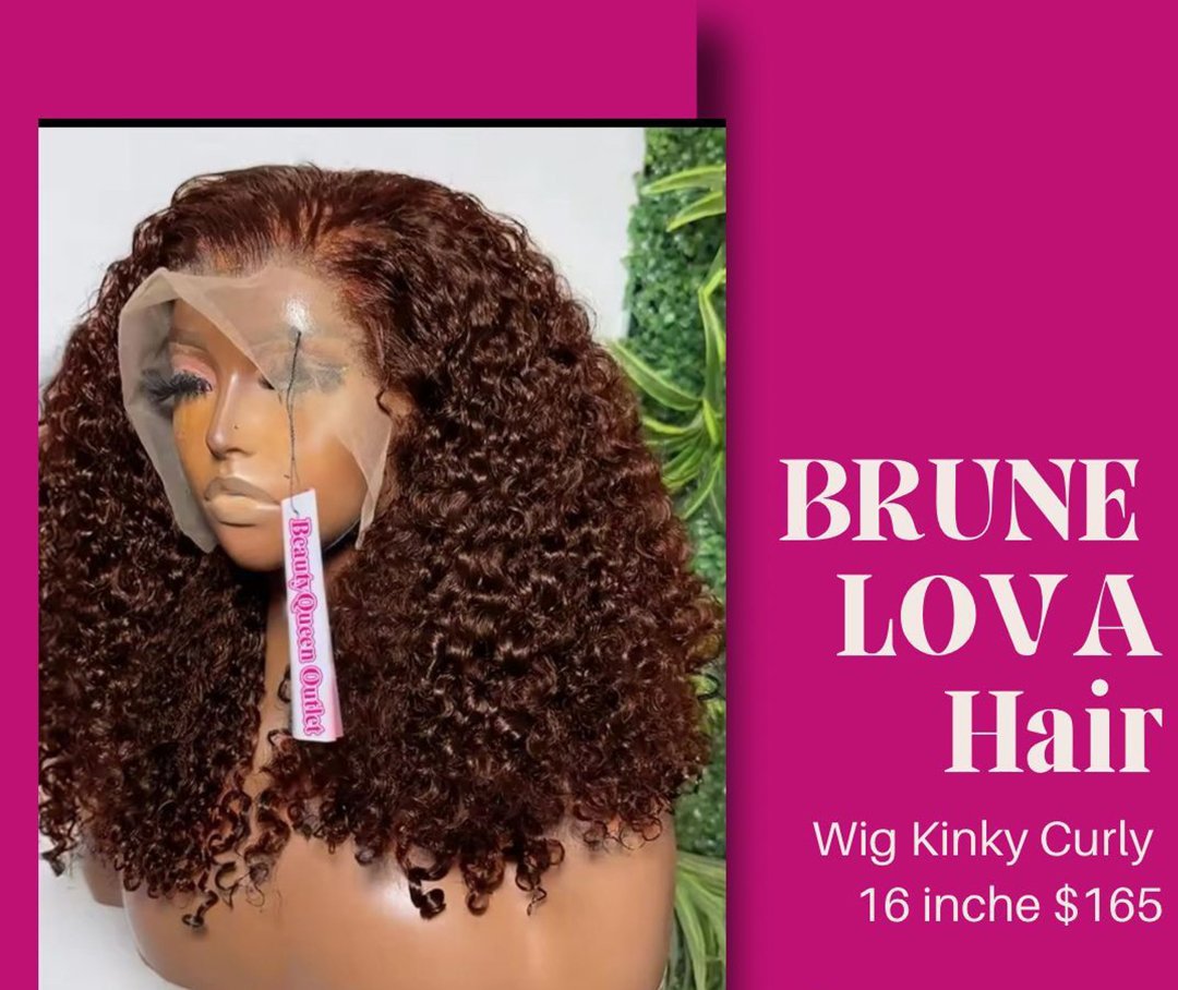 Wig Kinky Curly 16 inches